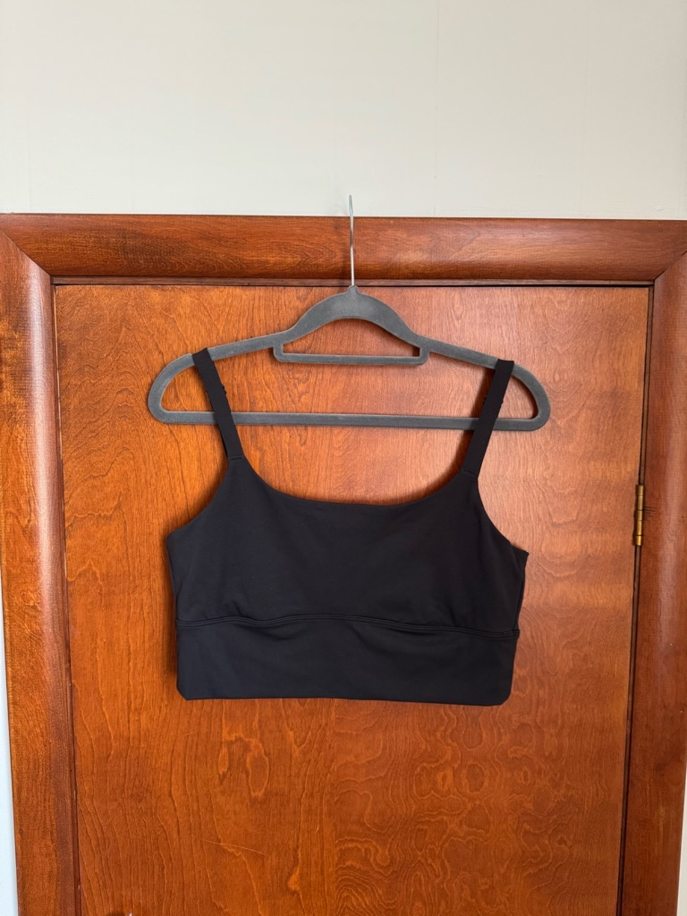 Prana Luxara Light Support Black Bralette, Size Medium